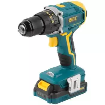 Аккумуляторная дрель шуруповерт FIT 80130