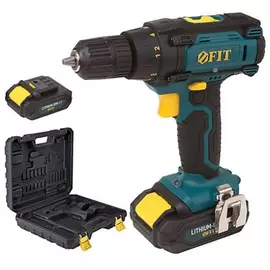 Аккумуляторная дрель-шуруповерт FIT 80198