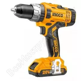 Аккумуляторная дрель-шуруповерт ingco cdli2003