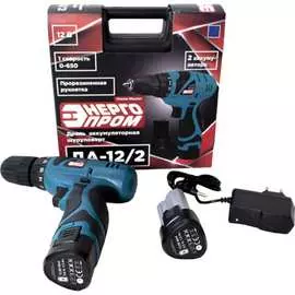 Аккумуляторная дрель-шуруповерт ЭНЕРГОПРОМ ДА-12/2 00-00010874
