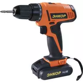Аккумуляторная дрель-шуруповерт Энкор ДША-2 14,4ЭР/10Л 50025