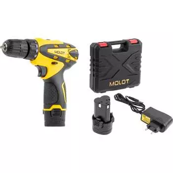Аккумуляторная дрель-шуруповерт MOLOT