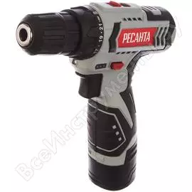 Аккумуляторная дрель-шуруповерт Ресанта ДА-12-2Л 75/14/1