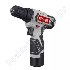 Аккумуляторная дрель-шуруповерт Ресанта ДА-12-2ЛК 75/14/2