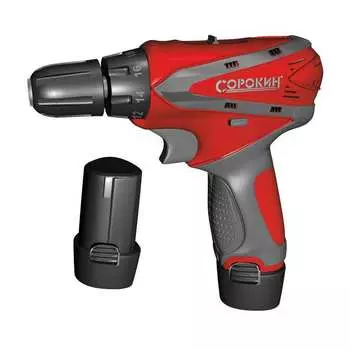 Аккумуляторная дрель-шуруповерт Сорокин