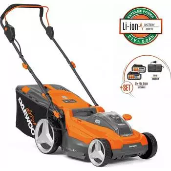 Аккумуляторная газонокосилка DAEWOO DLM 4042Li SET