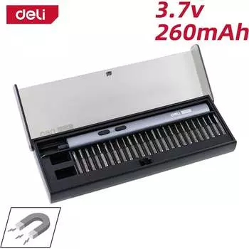 Аккумуляторная прецизионная отвертка DELI Home series Black DY-DP04-1B1 172408