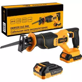 Аккумуляторная сабельная пила DEKO DKHS20 085-1129