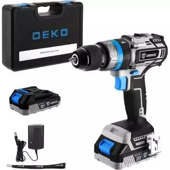 Аккумуляторная ударная дрель-шуруповерт DEKO DKCID20 063-4421