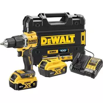 Аккумуляторная ударная дрель шуруповерт Dewalt DCD100YP2T