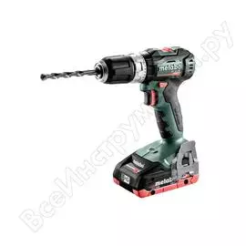 Аккумуляторная ударная дрель-шуруповерт metabo sb 18 l bl 602331800