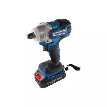 Аккумуляторный бесщеточный гайковерт AktiTool is20br set 101303