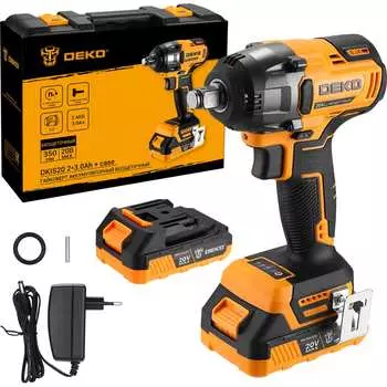 Аккумуляторный бесщеточный гайковерт DEKO