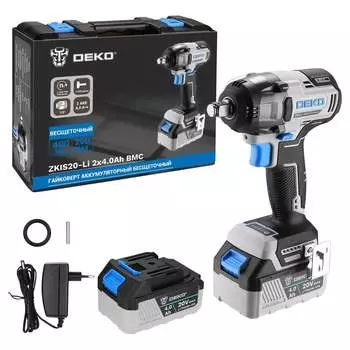 Аккумуляторный бесщеточный гайковерт DEKO