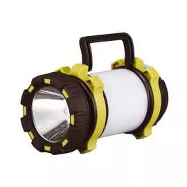 Аккумуляторный фонарь camelion e1339 черный/зеленый, usb 2.0, micro usb, powerbank, 5 вт, 4а-ч, пластик, коробка 14258