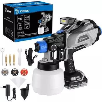 Аккумуляторный краскопульт DEKO DKSG20 085-1002