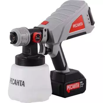 Аккумуляторный краскопульт Ресанта АКП-20Li 75/17/3