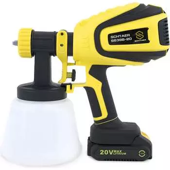 Аккумуляторный окрасочный пистолет SCHTAER S638B-20
