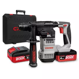 Аккумуляторный перфоратор Crown CT28001HX-4 BMC