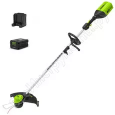 Аккумуляторный триммер greenworks gd60ltk2 2103207ua