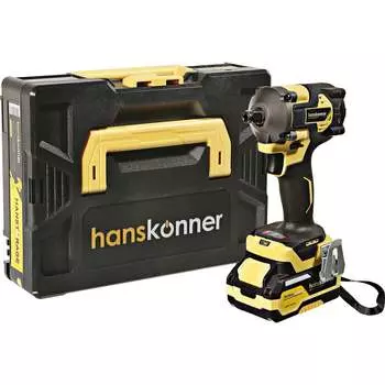Аккумуляторный ударный гайковерт Hanskonner 1BatterySystem HCD20420BLC