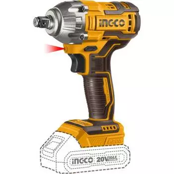 Аккумуляторный ударный гайковерт INGCO SUPER CIWLI2038