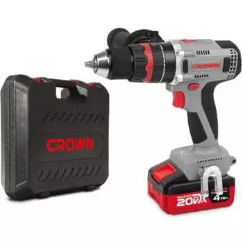 Аккумуляторный ударный шуруповерт Crown bl CT21093HMX-4 BMC