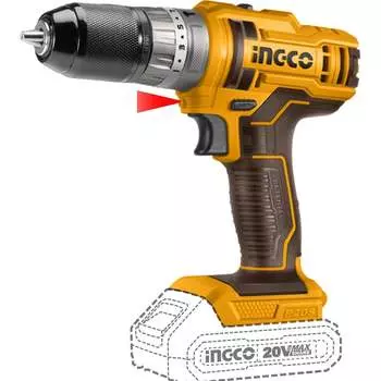 Аккумуляторный ударный шуруповерт INGCO INDUSTRIAL CIDLI201455