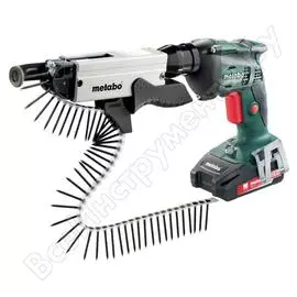 Аккумуляторный винтоверт с магазином metabo se 18 ltx 4000 620048510
