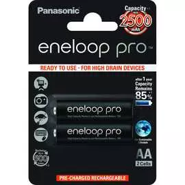 Аккумуляторы Panasonic eneloop pro BK-3HCDE/2BE 7705
