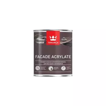 Акрилатная универсальная эмаль для фасадов и интерьеров Tikkurila FACADE ACRYLATE 700012342