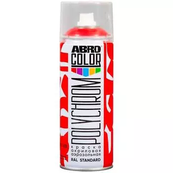 Акриловая аэрозольная краска ABRO POLYCHROM COLOR SP-RAL-3028