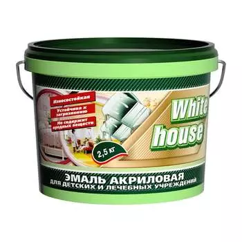 Акриловая эмаль для детских и лечебных учреждений White House 13831