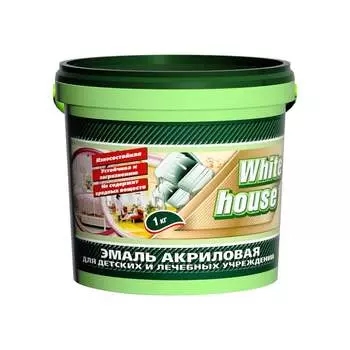 Акриловая эмаль для детских и лечебных учреждений White House