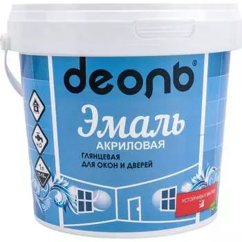 Акриловая эмаль для окон и дверей Деоль DEA09