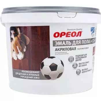 Акриловая эмаль для пола ОРЕОЛ 73366