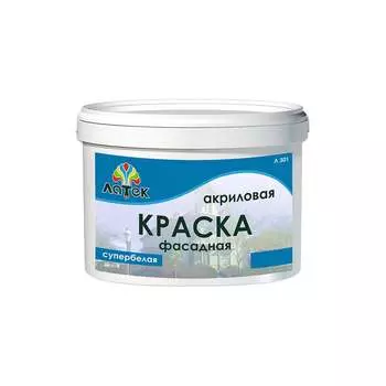 Акриловая фасадная краска ЛАТЕК Л301 LAP012