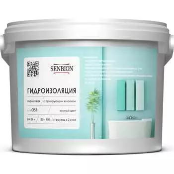 Акриловая гидроизоляция для OSB SENBION S-Гидр-15596/6