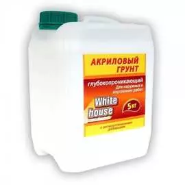 Акриловая грунтовка для наружных и внутренних работ White House 15562
