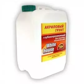 Акриловая грунтовка для наружных и внутренних работ White House 15563