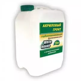 Акриловая грунтовка для внутренних работ White House 15564