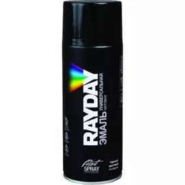 Акриловая краска аэрозоль rayday матовая черная 520 мл 12 pu-0003-m 134993