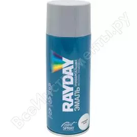 Акриловая краска аэрозоль rayday металлик серебро 520 мл 12 pm-0002 135016