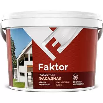 Акриловая краска для фасадов ЯРОСЛАВСКИЕ КРАСКИ FAKTOR О05365