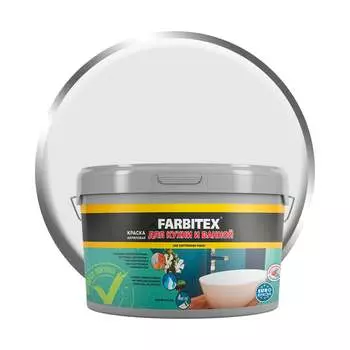 Акриловая краска для кухни и ванной Farbitex 4300007078