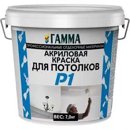 Акриловая краска для потолков ГАММА