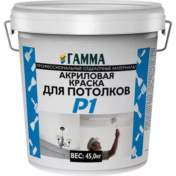 Акриловая краска для потолков ГАММА