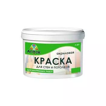 Акриловая краска для стен и потолков ЛАТЕК Л201 LAP000