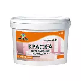 Акриловая моющаяся краска ЛАТЕК Л204 LAP011