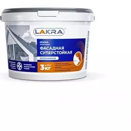 Акриловая суперстойкая фасадная краска ЛАКРА ЛА-00000061 8306491